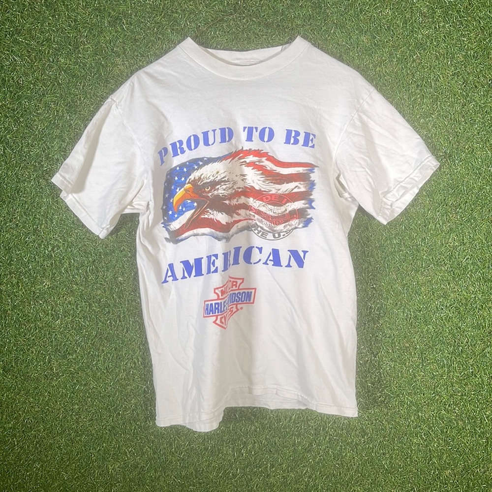 White Harley Davidson Shirt
